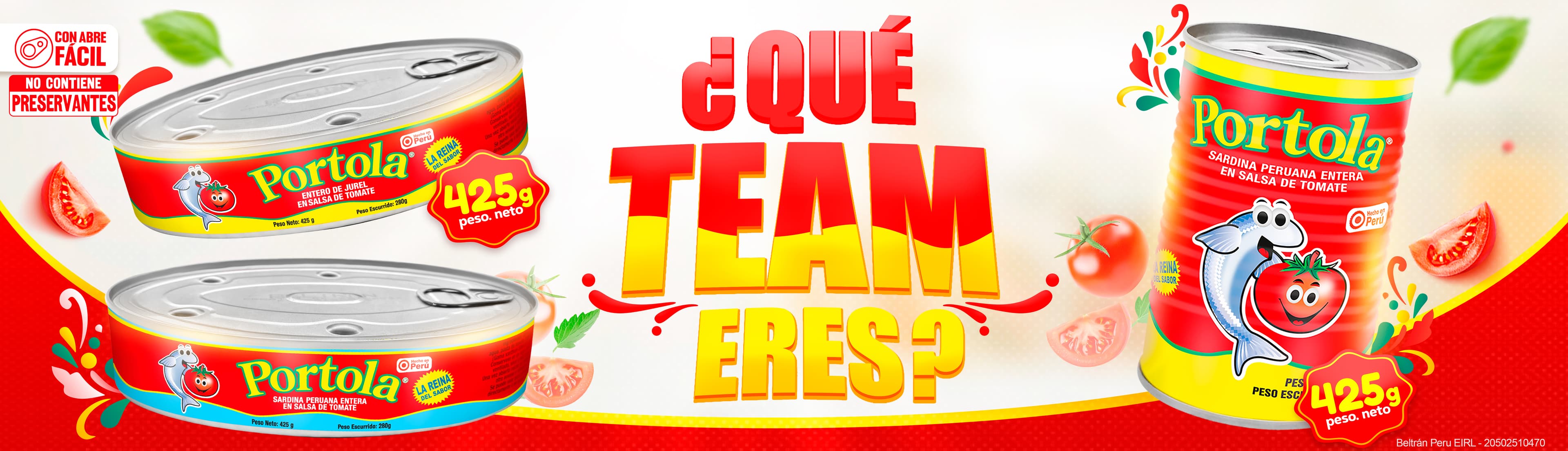 Que team eres Portola