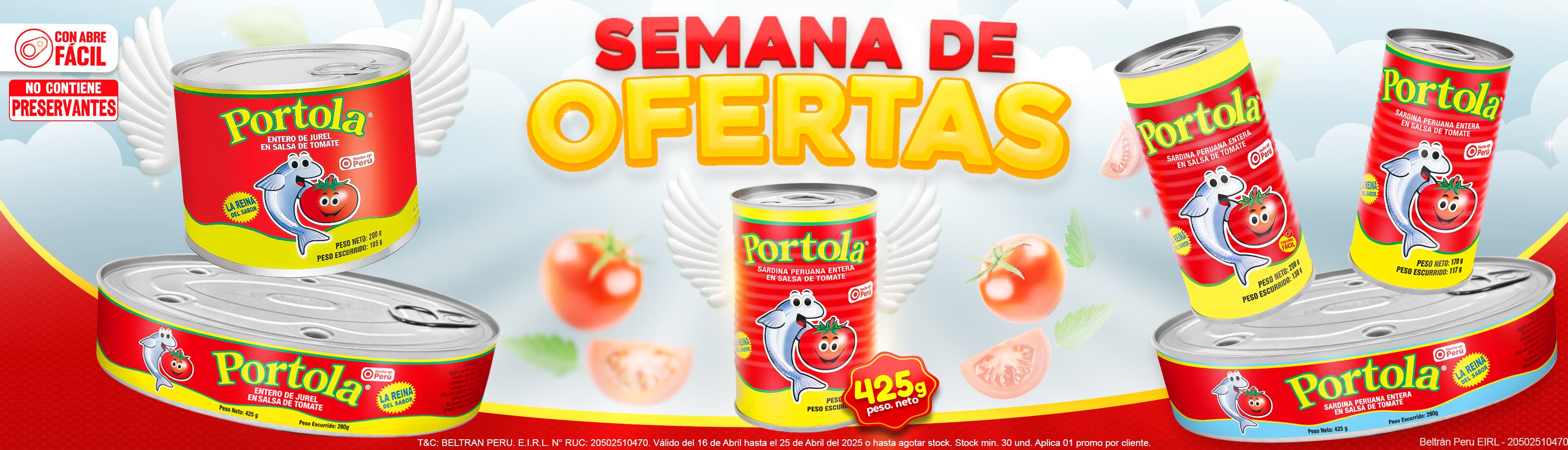Semana de ofertas Portola