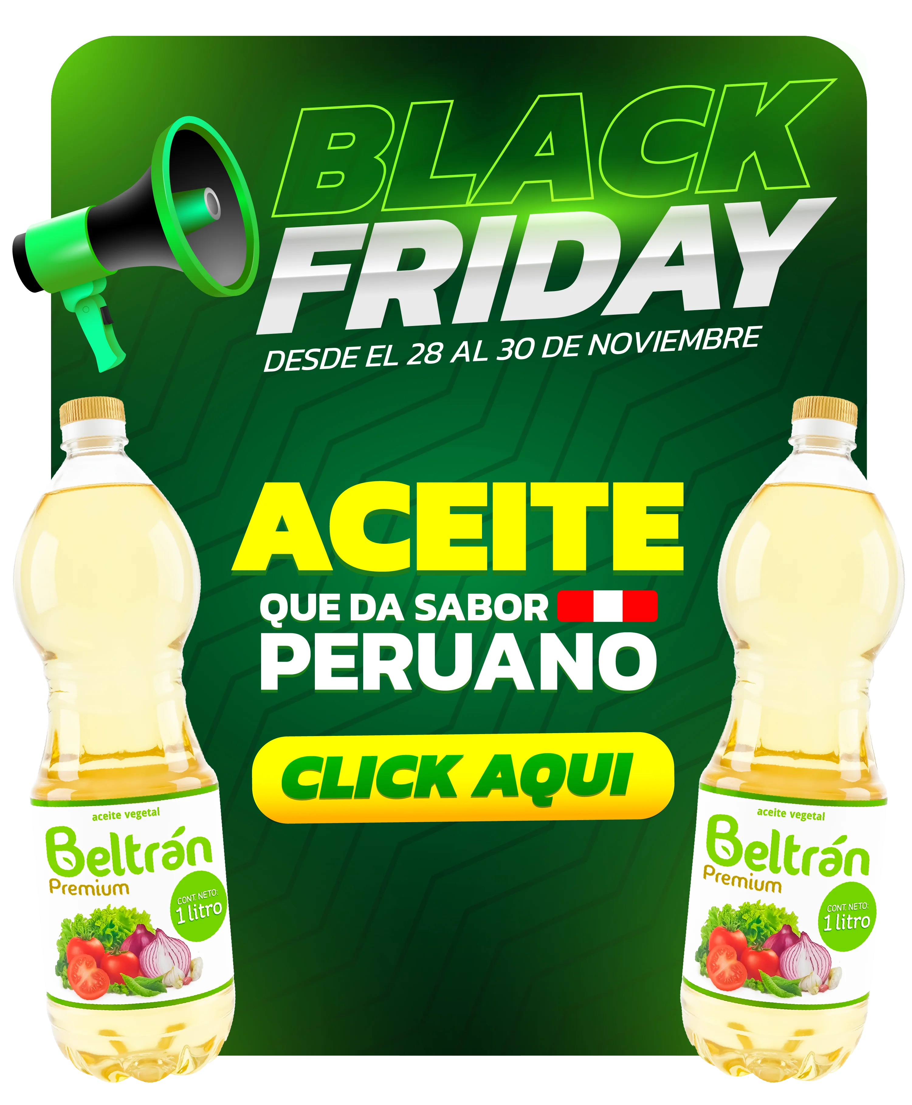 Cocina con el mejor aceite peruano