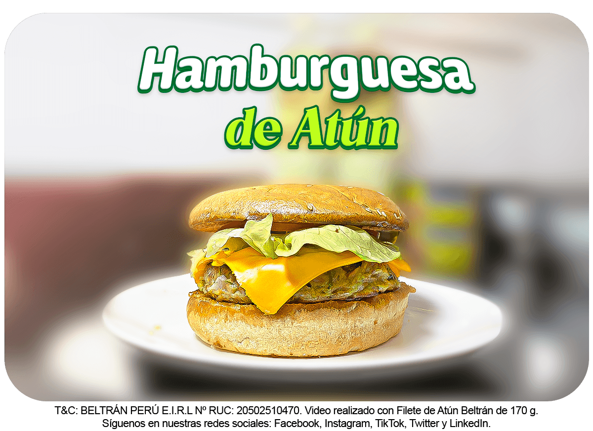 Hamburguesa de atún