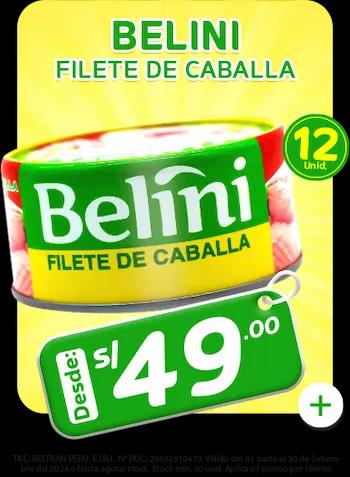 Oferta septiembre filete de caballa Belini