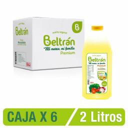 Aceite De Soya Beltrán X 2 Lt X 6 Uni (Natural)