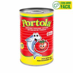 Sardina Peruana Entera S/Tomate Portola 425 Gr