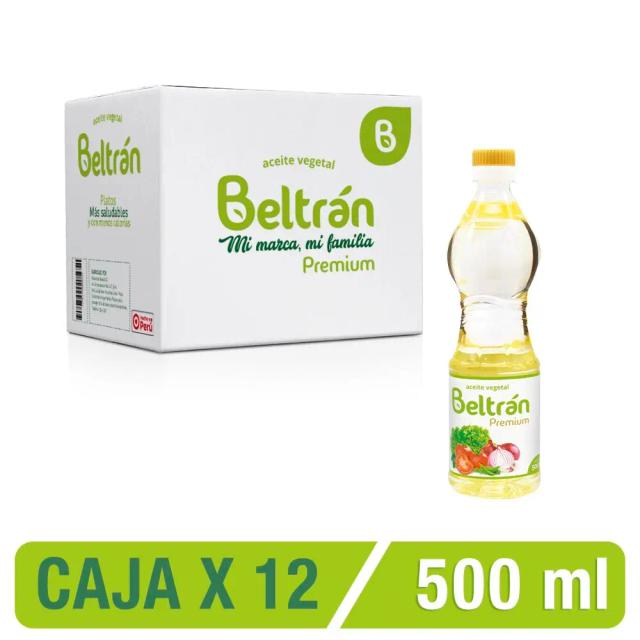 Aceite De Soya Beltrán X 500 Ml Caja X 12 Uni