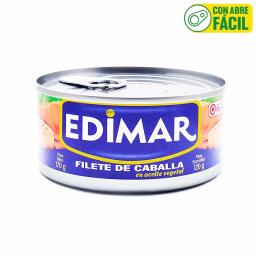 Filete De Caballa Edimar En Ac. Vegetal 170 Gr