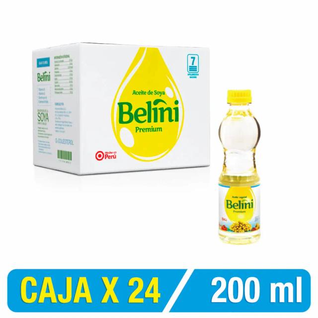 Aceite De Soya Belini X 200 Ml X Caja 24 Uni