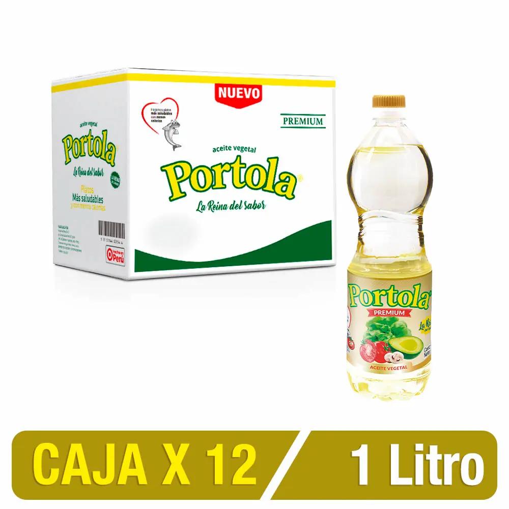 Aceite De Soya Portola X 1 Lt Caja X 12 Uni