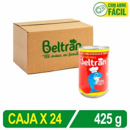 Tall Entero De Caballa Beltrán En S/Tomate X 425 Gr Caja X 24 Uni