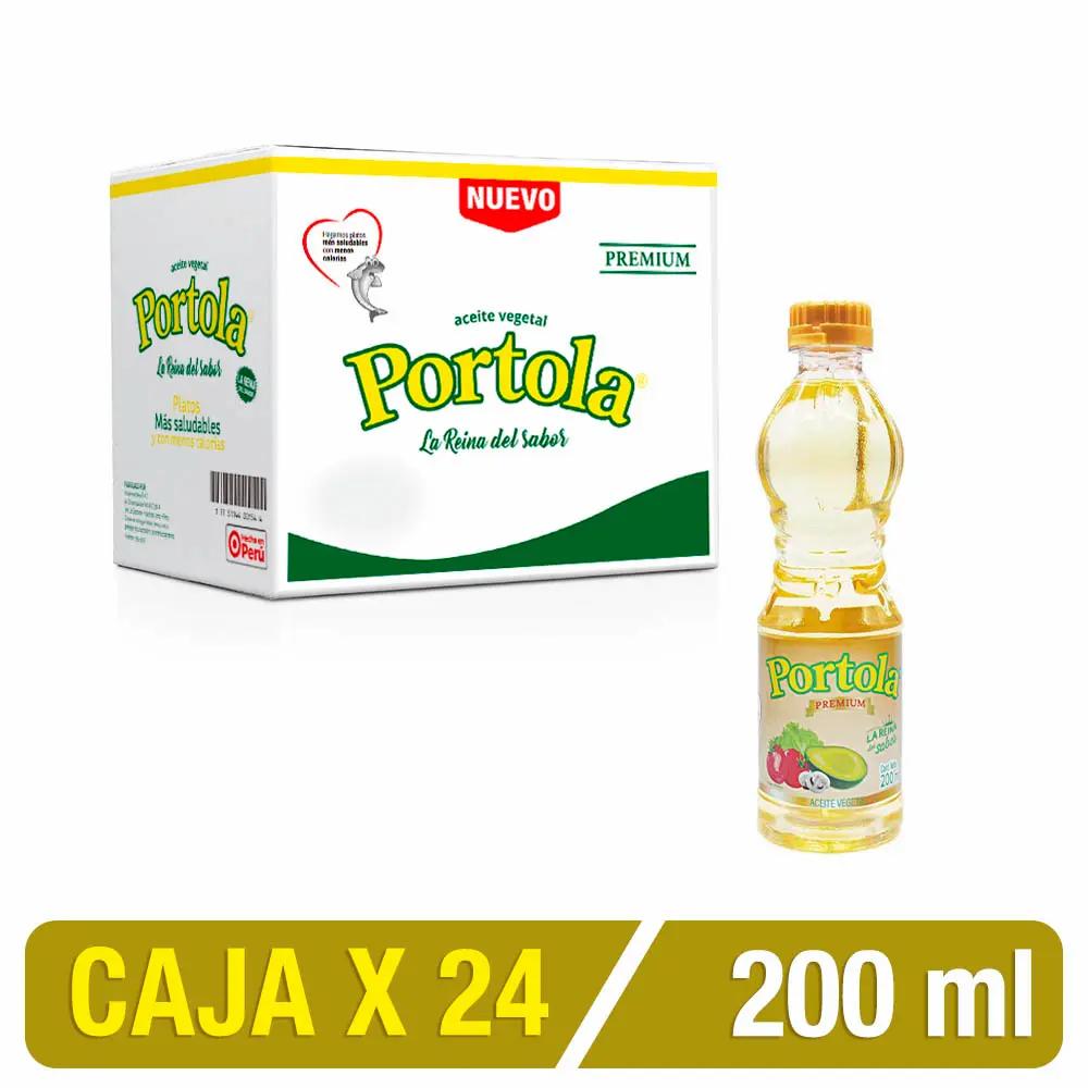 Aceite De Soya Portola X 200 Ml Caja X 24 Uni