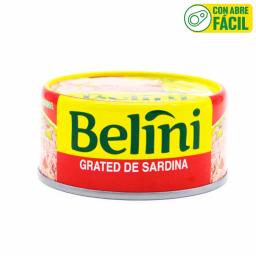 Grated de Sardina Peruana en Agua y Sal Belini 170 Gr