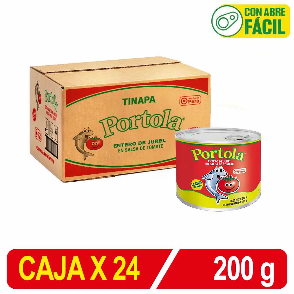 Entero De Jurel Medio Tall S/Tomate Caja X 200 Gr X 24 Uni