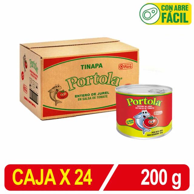 Entero De Jurel Medio Tall S/Tomate Caja X 200 Gr X 24 Uni