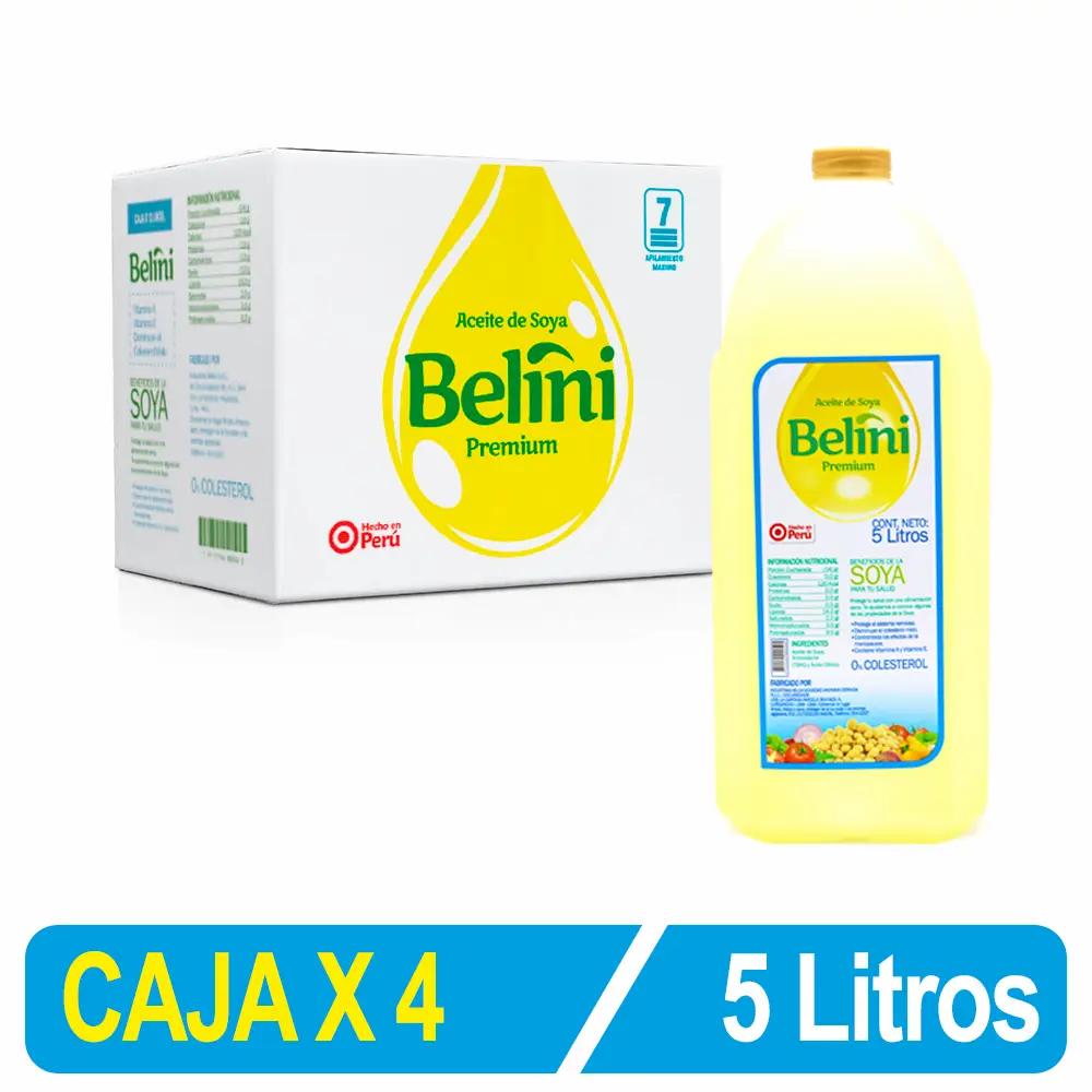 Aceite De Soya Belini X 5 Lt Caja X 4 Uni (Natural)