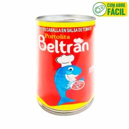 Entero De Caballa Beltrán En S/Tomate 425 Gr