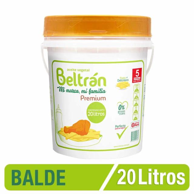 Aceite De Soya Beltrán Balde X 20 Lt