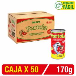 Sardina Peruana Entera Portola En S/Tomate X 170 Gr Caja  X 50 Uni Tinapa