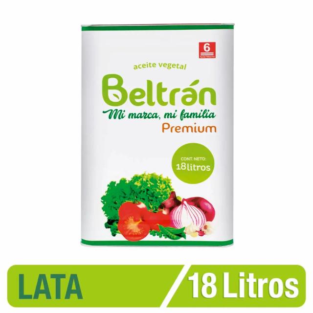 Aceite De Soya Beltran Lata X 18 Lt Unidad