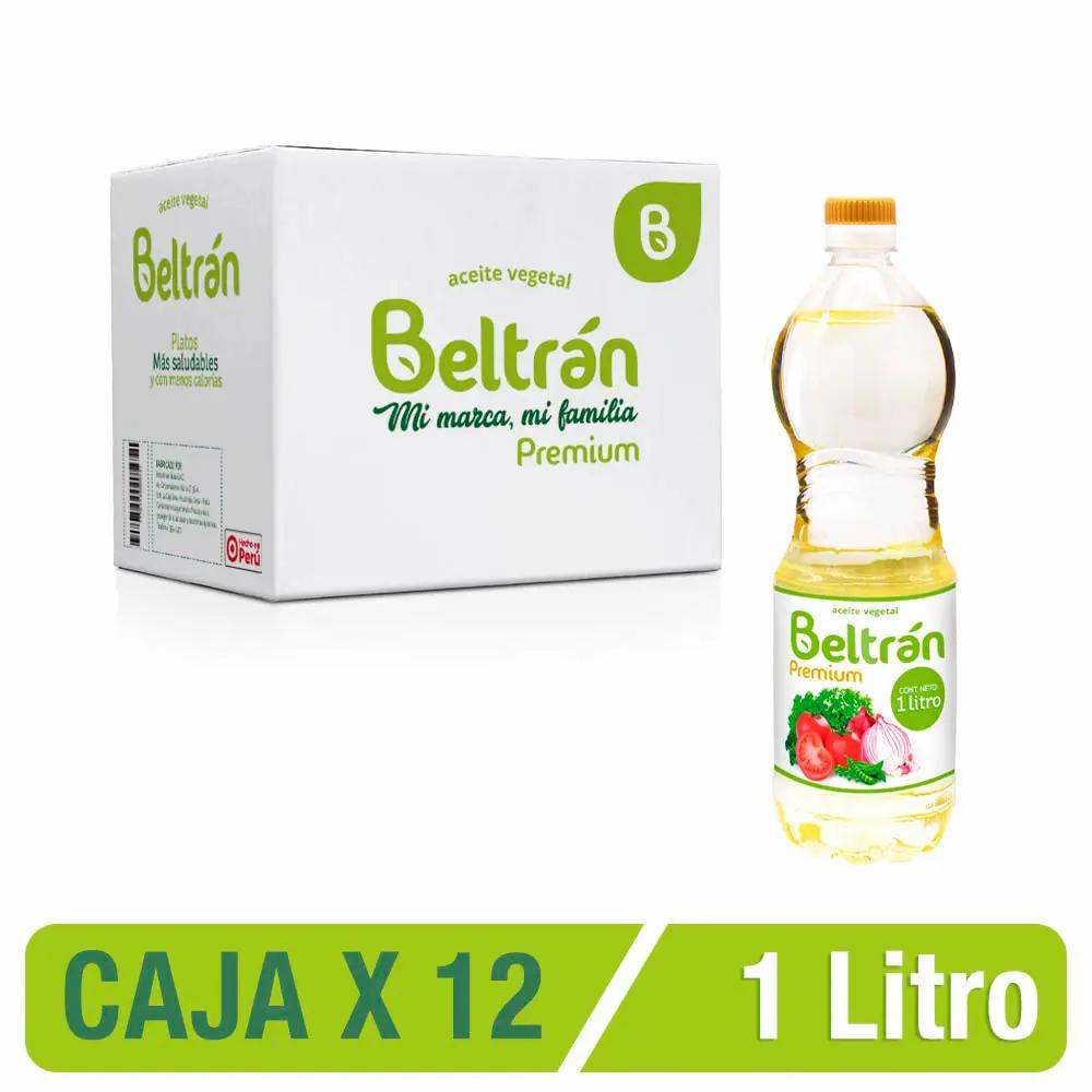 Aceite De Soya Beltrán  1 Lt Caja X 12 Uni