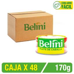 Filete De Caballa Belini En Ac. Vegetal 1/2 Lb 170 Gr Caja X 48 Uni