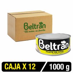 Filete De Atún Beltrán En Ac. Vegetal Ro-1000 Caja X 12 Uni