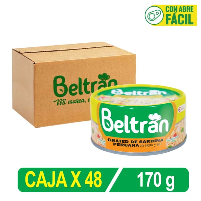 Trozos De Atún Beltrán En Aceite Vegetal X 170 Gr X 48 Uni