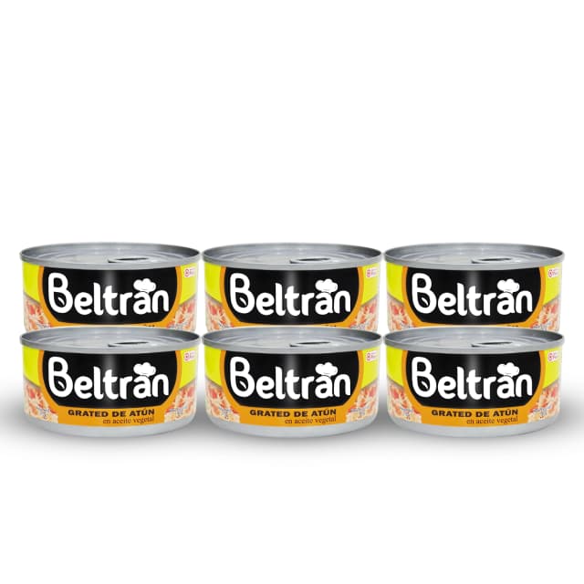 BELTRAN GRATED DE ATUN 170g SIXPACK
