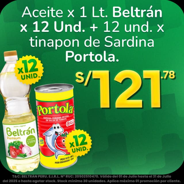 ACEITE + TINAPON RECTANGULO 2 CAJA