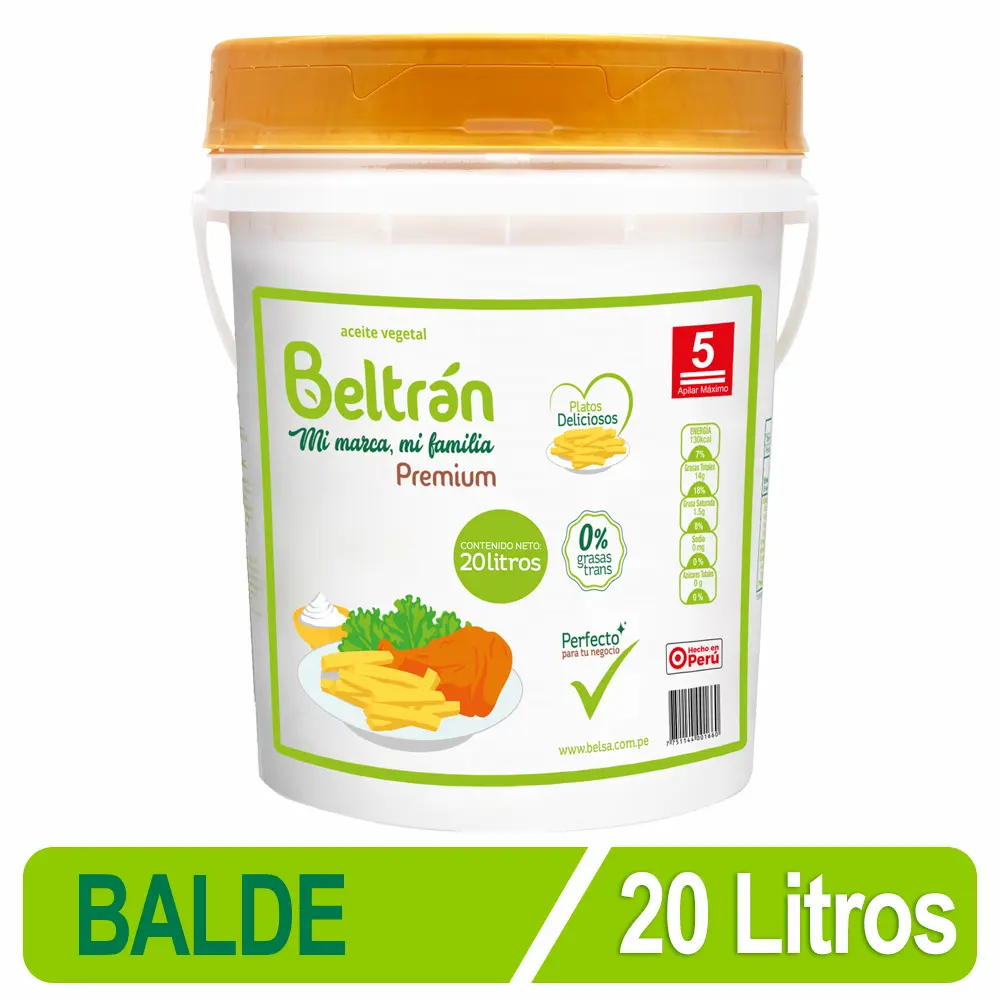 Aceite De Soya Beltrán Balde X 20 Lt