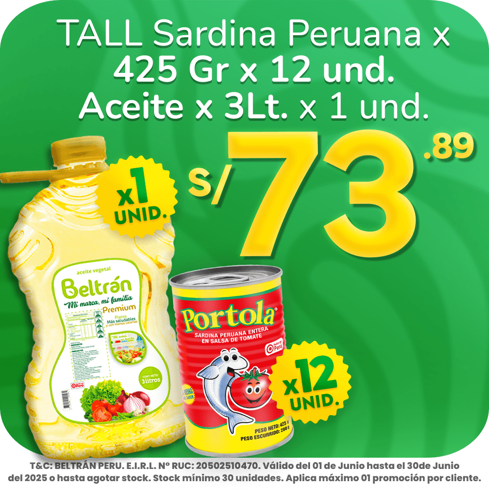 ACEITE DE 3 LT + TALL 2