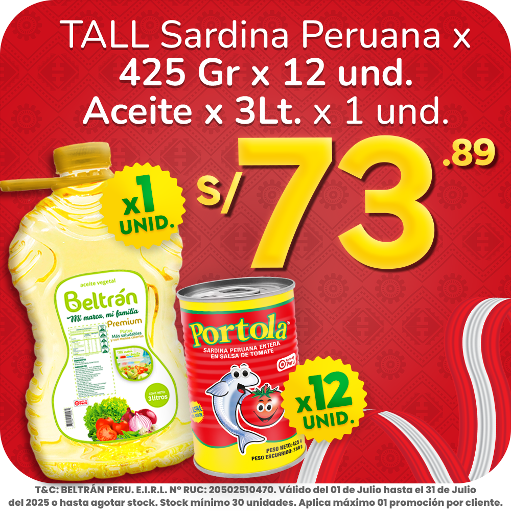 12 Unidades de Atún Belini y 12 Unidades de Atún Beltrán