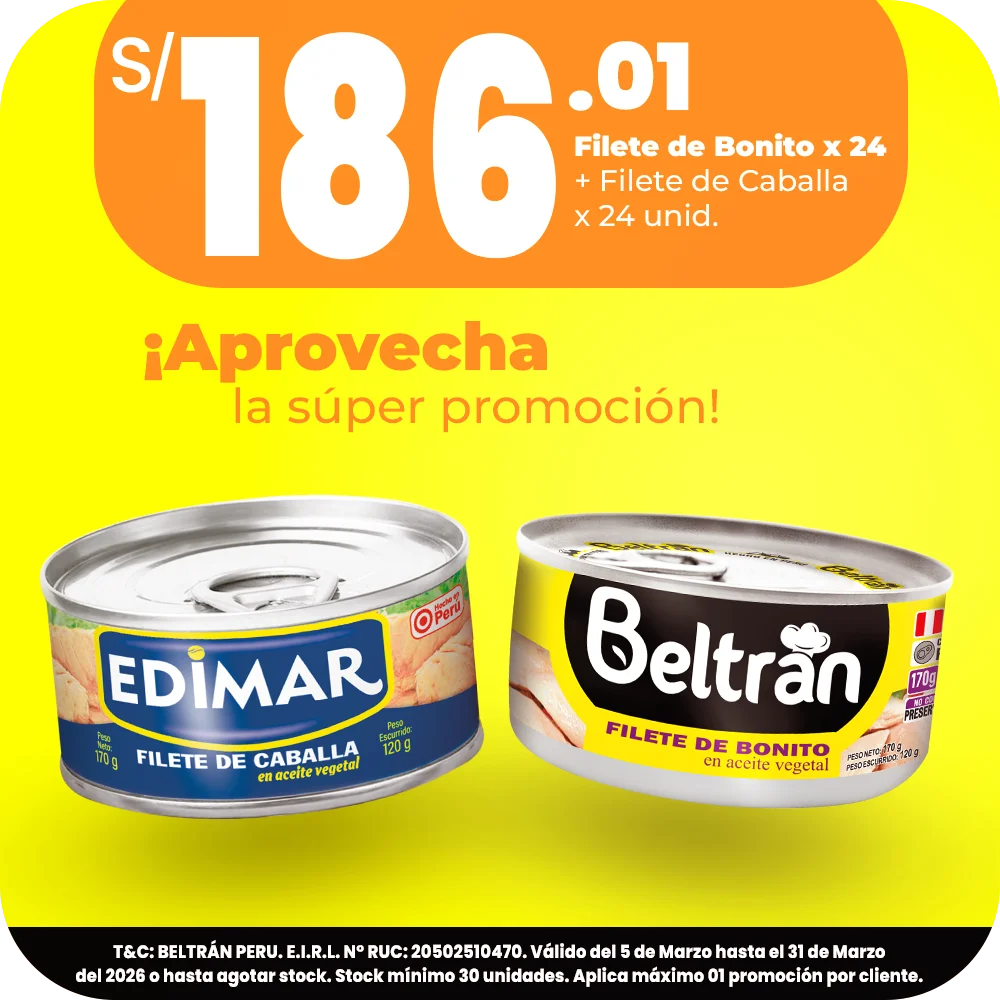 Filete de Bonito x Edimar