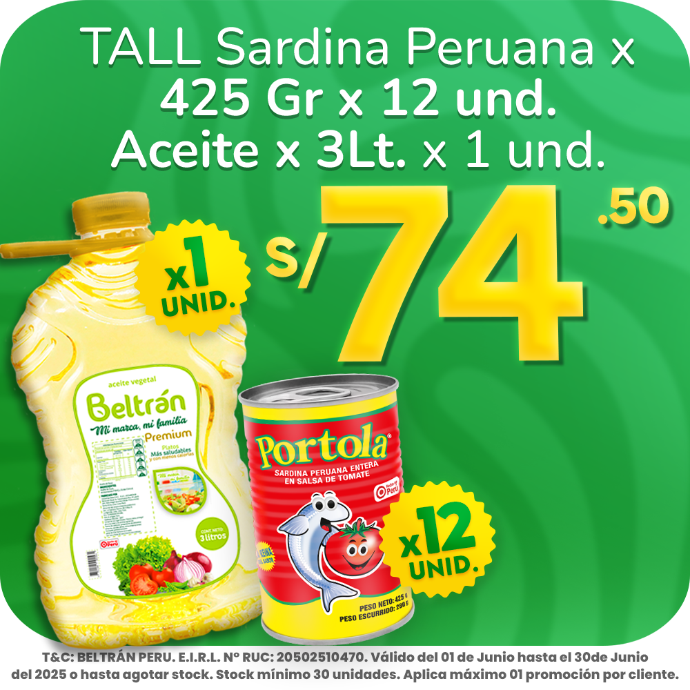 12 Unidades de Atún Belini y 12 Unidades de Atún Beltrán