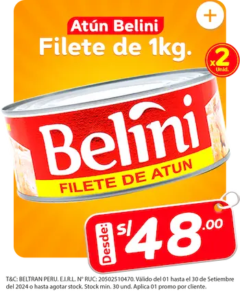 Filete de atún 1kg belini